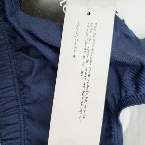 New Private Island Hawaii UPF 50+ Swim Tank Bra Women's Size Small‎ NWT Blue - Picture 9 of 12